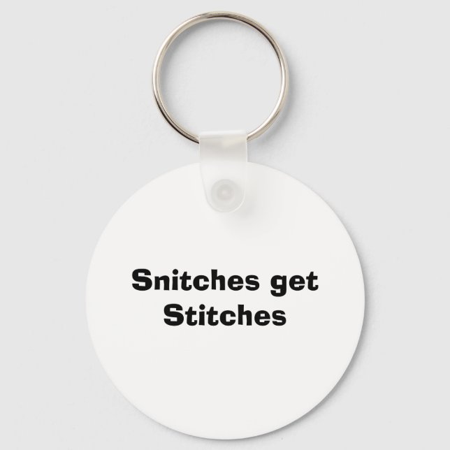 Stiche erhalten Stiche Schlüsselanhänger (Vorderseite)