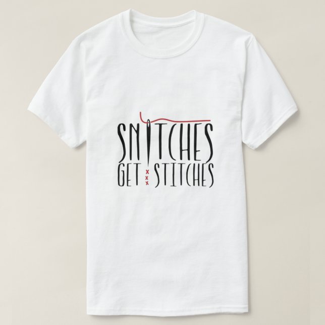 Stiche erhalten T - Shirt (Design vorne)