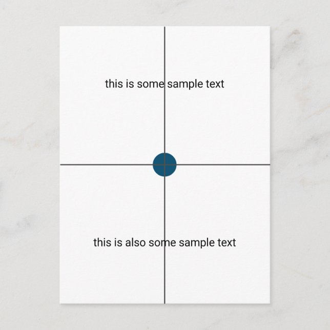 Stichprobenprüfung Einladungspostkarte (Vorderseite)