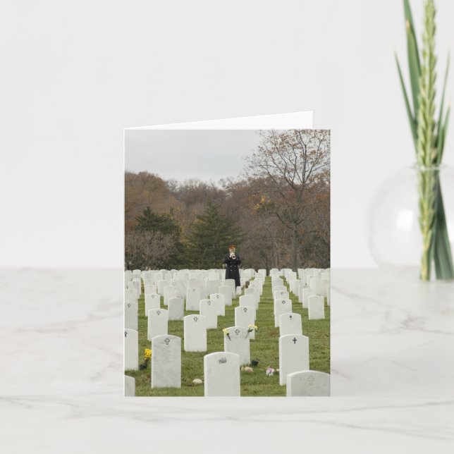 Sticht am Arlington-Staatsangehörig-Friedhof an Karte (Vorderseite)