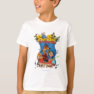 Sticht Segel für ein lustiges Märchen Jungen T-Shi T-Shirt