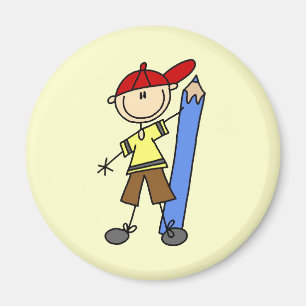 Stick Boy mit Stift Magnet