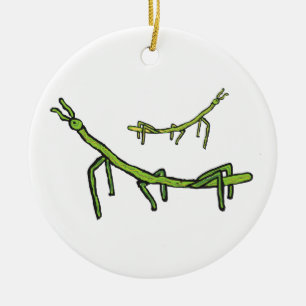 Stick Bug Insekt Keramik Ornament