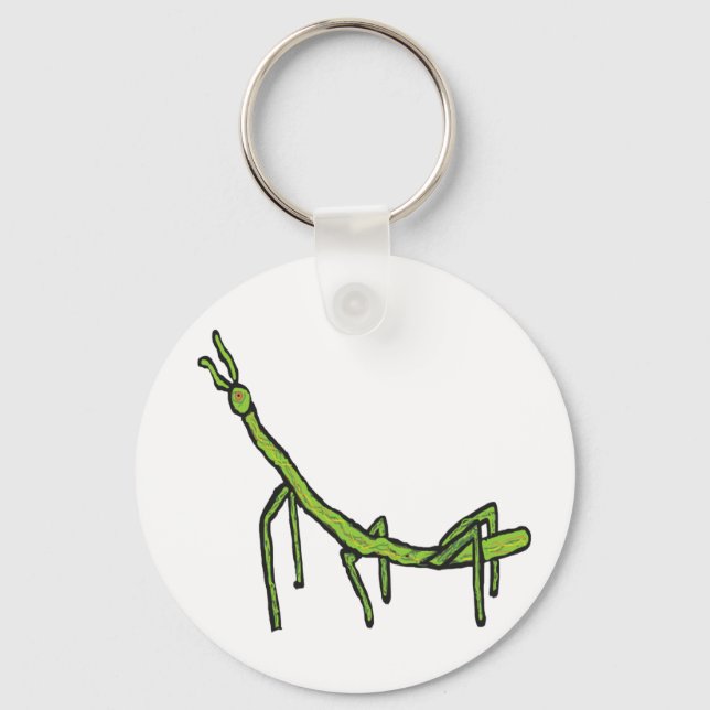 Stick Bug Insekt Schlüsselanhänger (Vorderseite)