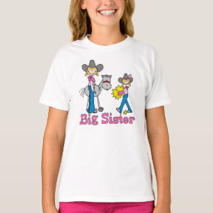 Stick Cowgirls Big Sister T-Shirt