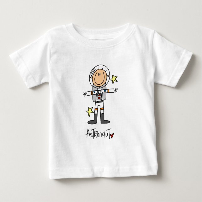 Stick Figure Astronaut T-shirts et cadeaux (Devant)