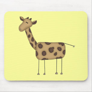 Stick Figure Giraffe T-Shirts und Geschenke Mousepad