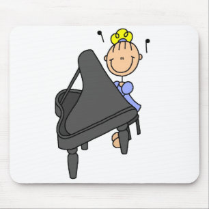 Stick Figure Klaviermauspad Mousepad