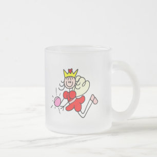 Stick Figure mit Kristallkugel Tasse
