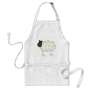 Stick Figure Schaf T-Shirts und Geschenke Schürze