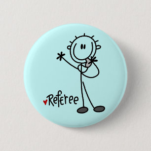 Stick Figure Schiedsrichter T-Shirts und Geschenke Button