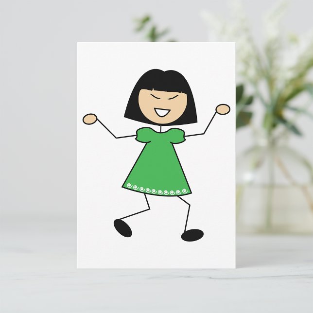 Stick Girl Invitations (Créateur téléchargé)