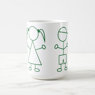 Stick Man Kids Tasse