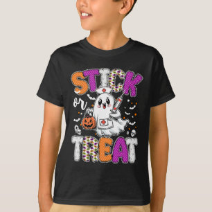 Stick oder Leckerei Ghost Phlebotomie Tech Er Icu  T-Shirt
