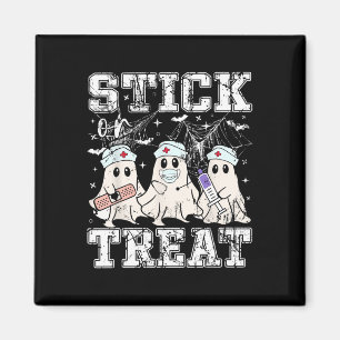 Stick oder Leckerei Ghost Phlebotomy Tech Nurse Ha Magnet