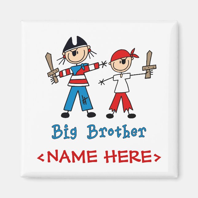 Stick Pirates Big Brother Magnet (Vorne)