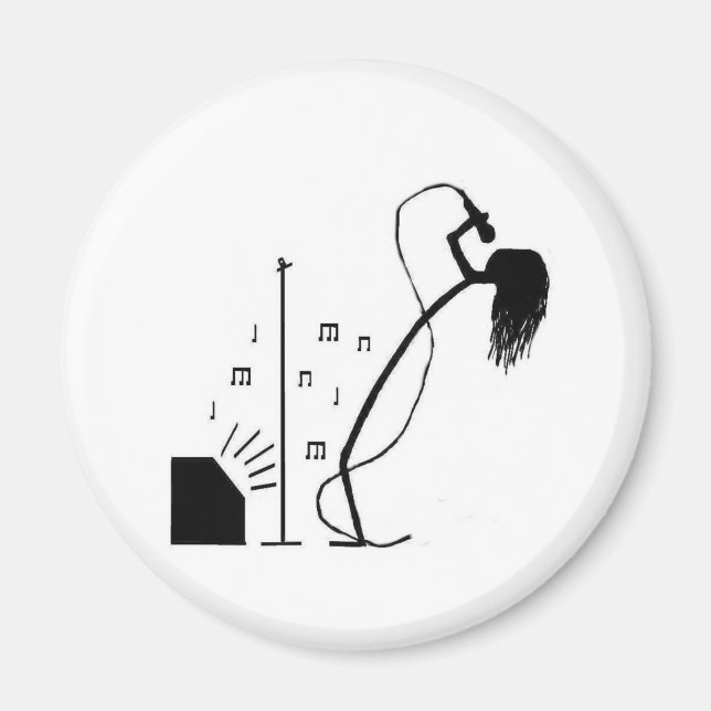 Stick Singer Magnet (Vorne)