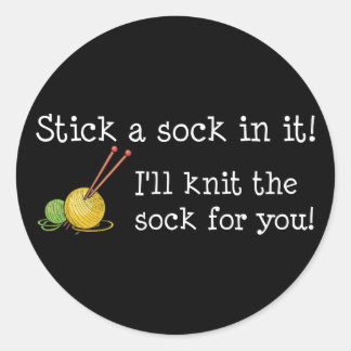 Stick une chaussette dedans ! Autocollant