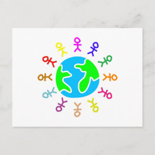 Stick World Postkarte