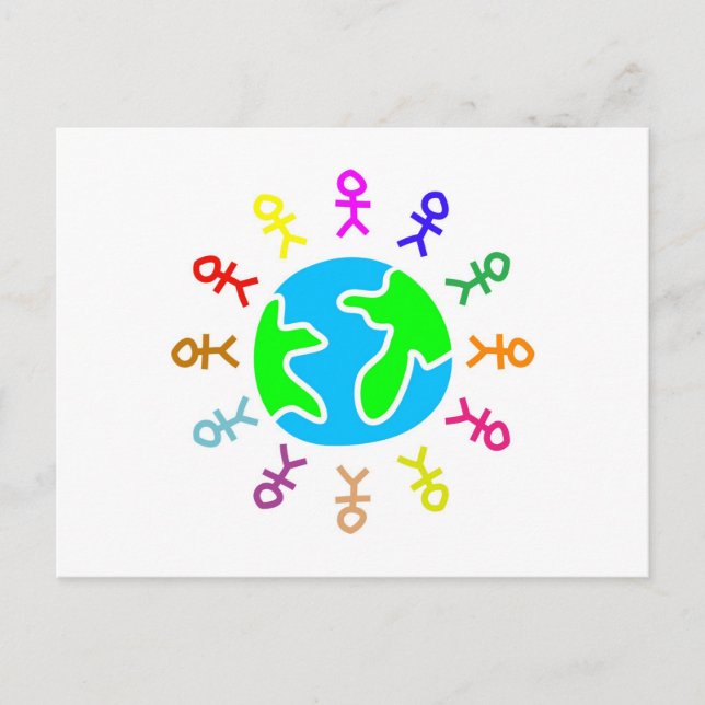 Stick World Postkarte (Vorderseite)