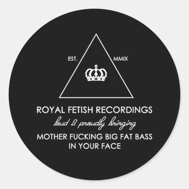 Sticka Runder Aufkleber (Vorderseite)