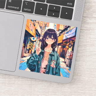 Sticker 寿司娘アイコンシール seal｜GenerativeAI