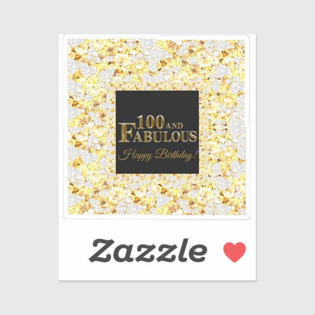 Sticker 100e anniversaire  (Feuille)