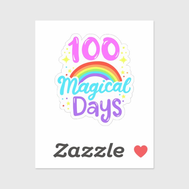 Sticker 100th Day of School 100 Days 35 (Feuille)