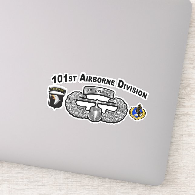 Sticker 101e division aéroportée Assaut aérien (Détail)