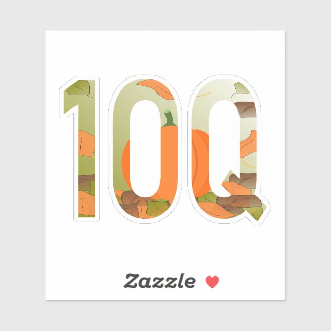 Sticker 10Q = Thank You a Hundredfold (Feuille)