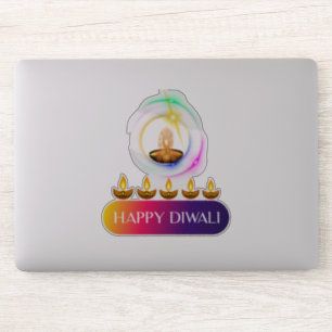 Sticker #11.Heureux Diwali, la fête des lumières de l'Inde