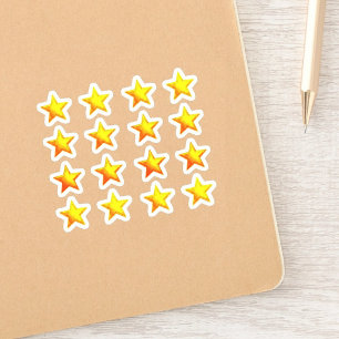 Sticker +16 (Récompenses / Livres) Étoile dorée professe