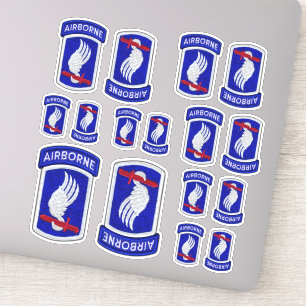 Sticker 173e Brigade aéroportée ABN Soldats Sky Contour St