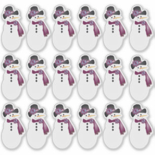 Sticker 18 Snowman