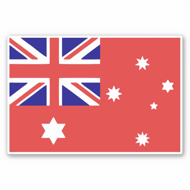 Sticker 1901 Drapeau terrestre des peuples australiens 3:2 (Devant)