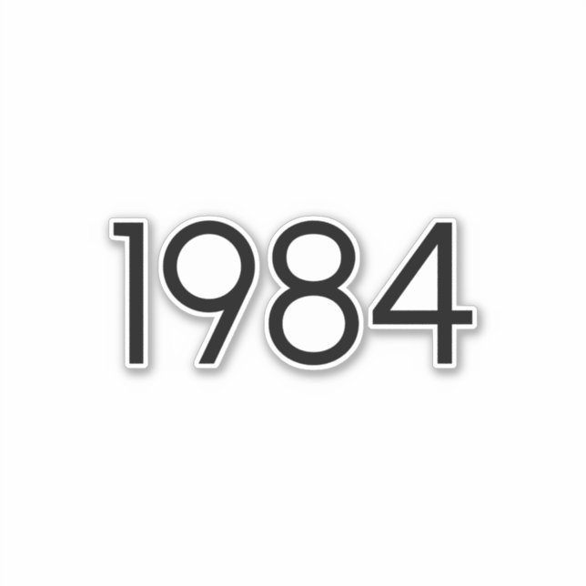 STICKER 1984 (Devant)