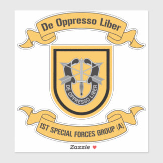 Sticker 1st Special Forces Group (Airborne) 1st SFG