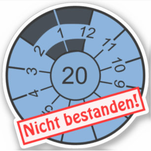 Sticker 2020 a définitivement échoué l'inspection annuelle