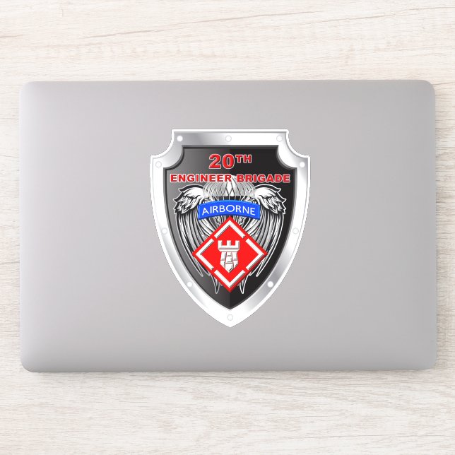 Sticker 20e brigade du génie aéroportée (Ordinateur)