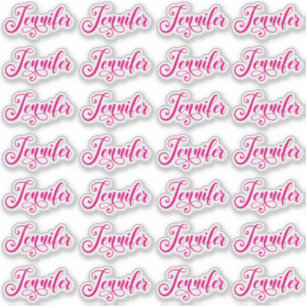 Sticker 28 Rose Chaud Décoratif Jennifer