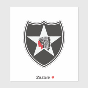 Sticker 2e division d'infanterie Patch (États-Unis)