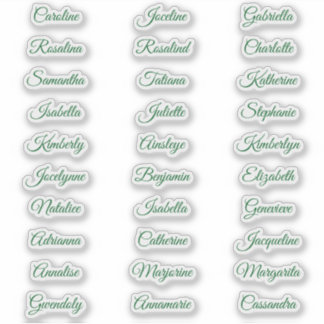 Sticker 30 Cadeaux personnalisés pour les noms de fêtes en