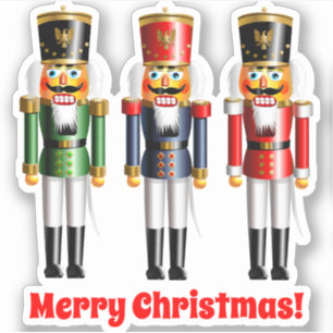 Sticker 3 Soldats du Jouet de Noisette de Noël