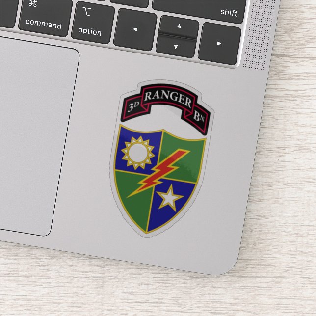Sticker 3e Bataillon - 75e Régiment de Rangers (Détail)