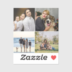 Sticker 4 Collage de photos de famille personnalisé