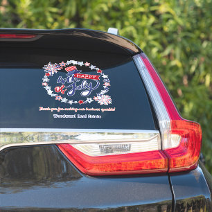 Sticker 4 juillet   Promotion de la sensibilisation à la m