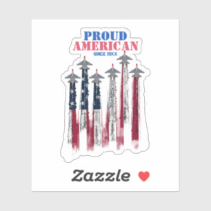 Sticker 4 juillet USA Independence Day Cadeau