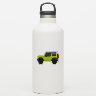 Sticker 4x4 petit suv vert personnalisé vue latérale