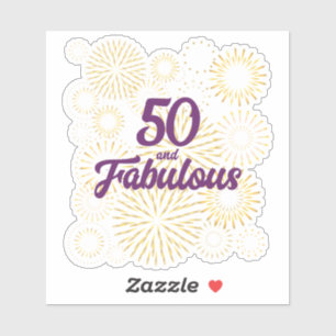 Sticker 50 et fabuleux