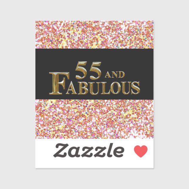 Sticker 55e anniversaire  (Feuille)